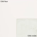Cuir de vachette lisse blanc, ferme idéal pour la petite maroquinerie, la fabrication de sac, d'étui...