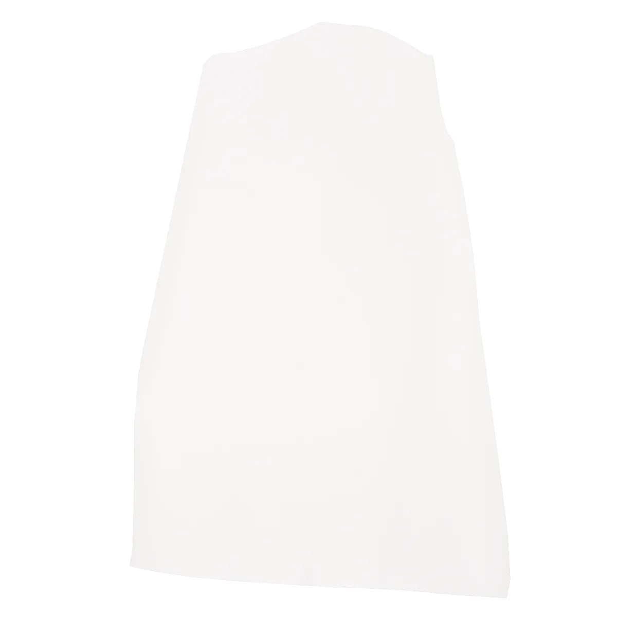 Peau entière en cuir de vachette lisse couleur blanc pur
