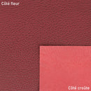 Cuir grainé bi-ton rouge foncé de la gamme Arizona. Cuir original qui capte immédiatement le regard
