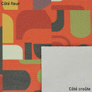 Cuir de cerf fantaisie avec imprimé rétro et coloré. Cuir original idéal pour apporter une touche de couleur à vos réalisations de maroquinerie (sac, pochette…), accessoire et objet décoratif.