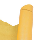 Peau de cuir de chèvre nappa couleur jaune nacré. Cuir souple et brillant pour apporter de la lumière à vos créations de petite maroquinerie, gainerie, décoration...