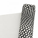 Peau de cuir effet peau de serpent noir et blanc. Cuir fantaisie idéal pour la réalisation de maroquinerie, accessoire...