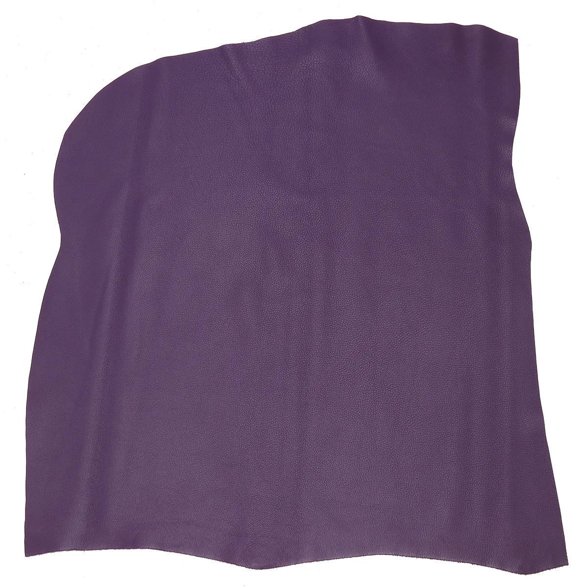 Peau entière en cuir de vachette grainée violette