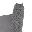 Cuir nubuck gris à motif façon écorce d'arbre. Cuir doux, velouté et original idéal pour la création de maroquinerie, accessoire, décoration...