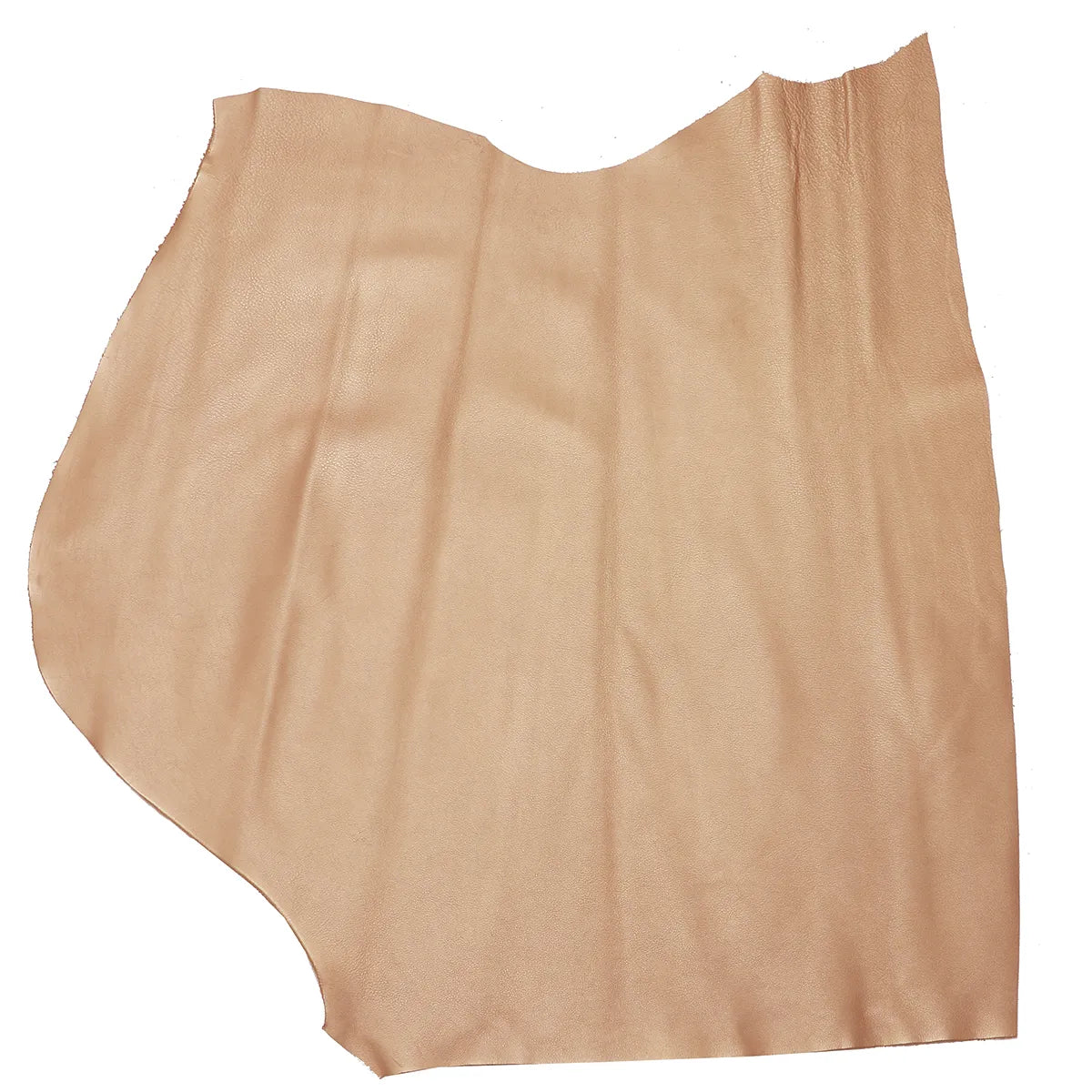Peau entière en cuir de vachette lisse couleur or rose métallisé