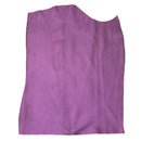 Peau entière en cuir de vachette violet métallisé