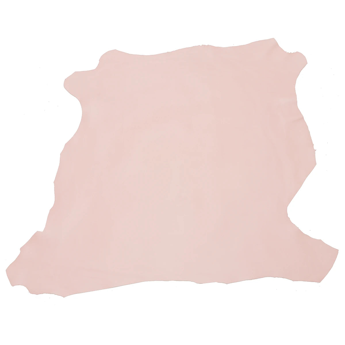Peau entière en cuir d'agneau lisse nappa couleur rose dragée