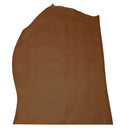 Peau entière en cuir de veau lisse nappa couleur marron fauve