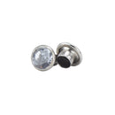 Lot de 10 rivets en strass imitation pierre précieuse, accessoire de mode en cristal de 5 mm, pour créations artisanales.