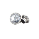 Lot de 10 rivets strass imitation pierre précieuse pour accessoires, cristaux de 7 mm, finition brillante.