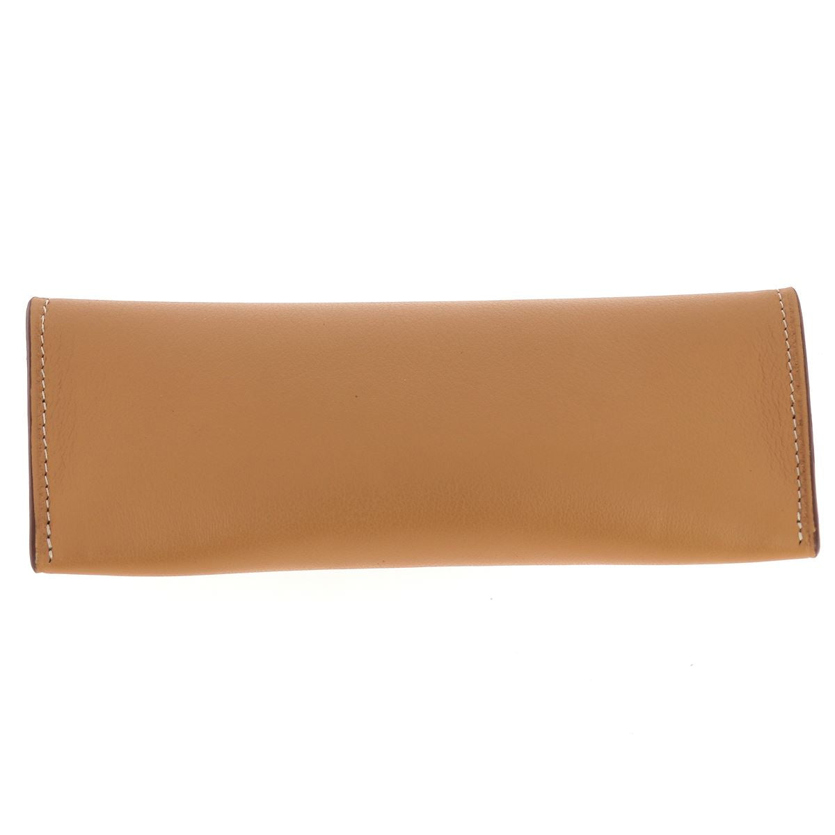 Kit DIY pour étui à lunettes en cuir fauve de la marque Deco Cuir, avec matériaux pour création artisanale.
