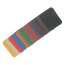 Échantillons de cuir de veau NAPPA, 12 couleurs disponibles. Cuir lisse et souple idéal pour la fabrication de maroquinerie et accessoire.
