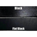 Peinture cuir Angelus : différence entre black et flat black