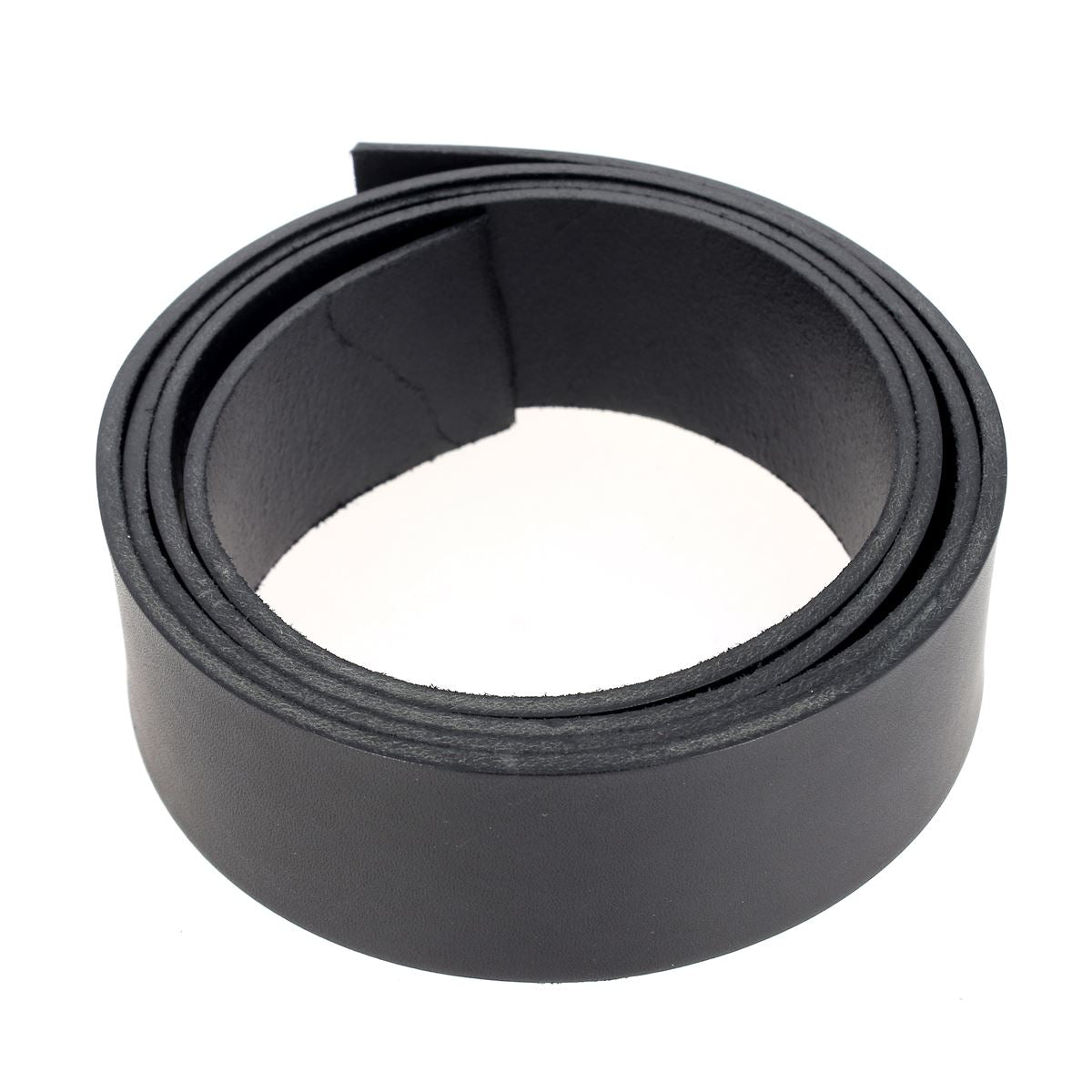 Lanière en cuir de collet noir Radermecker Niagara, 40mm, épaisseur 3,3mm, pour bridons ou équipements équestres.