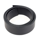 Lanière en cuir de collet noir Radermecker Niagara, 40mm, épaisseur 3,3mm, pour bridons ou équipements équestres.