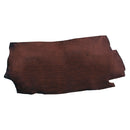 Peau de cuir tannage végétal Niagara Radermecker de couleur havane, texture naturelle, utilisée pour la fabrication de cuir.