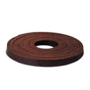 Lanières en cuir tannage végétal NIAGARA Radermecker, 20mm, couleur chocolat, longueur 10cm, pour rênes de bride.