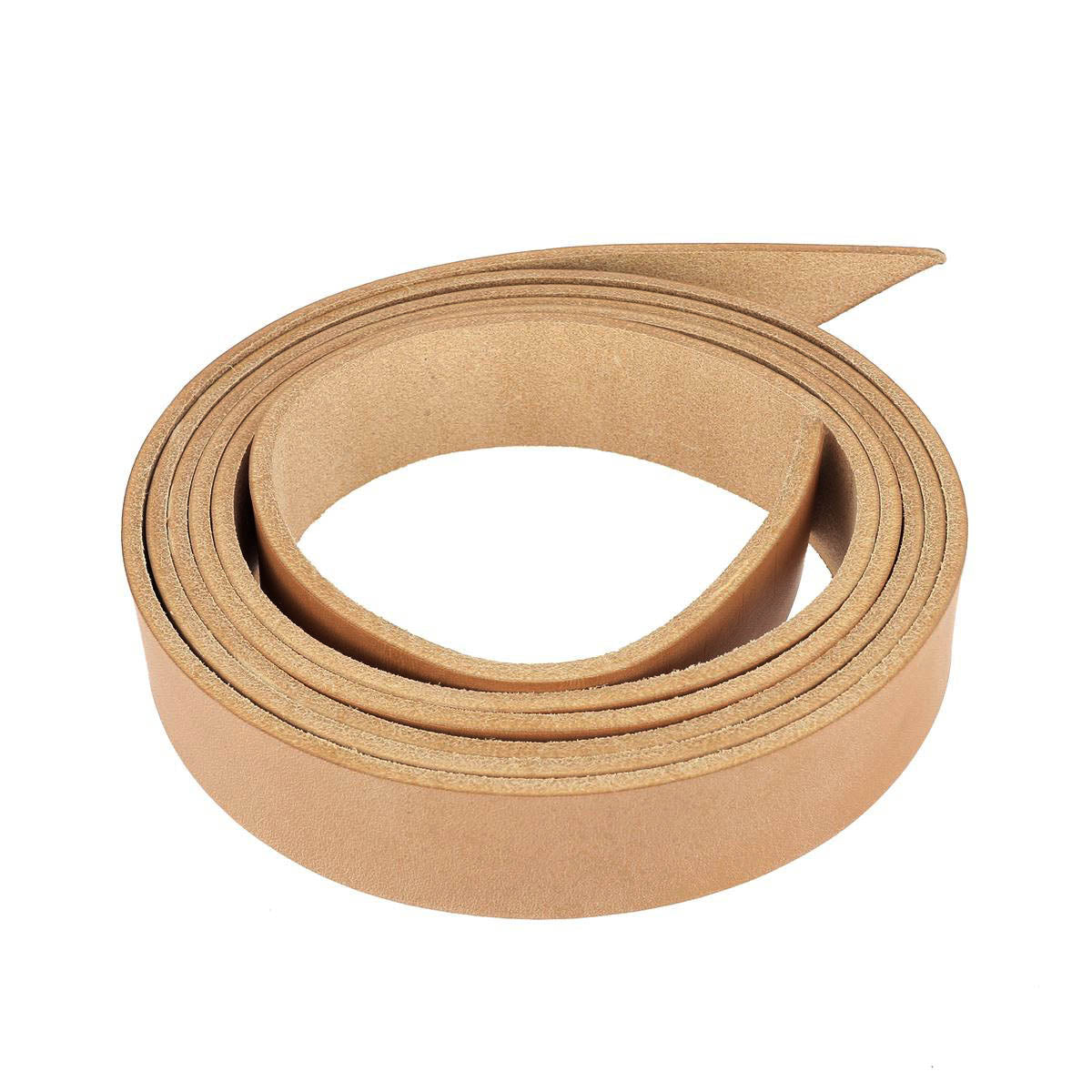 Lanière en cuir de dosset Radermecker Niagara naturel, épaisseur 3,8mm, pour bride ou équipement équestre.