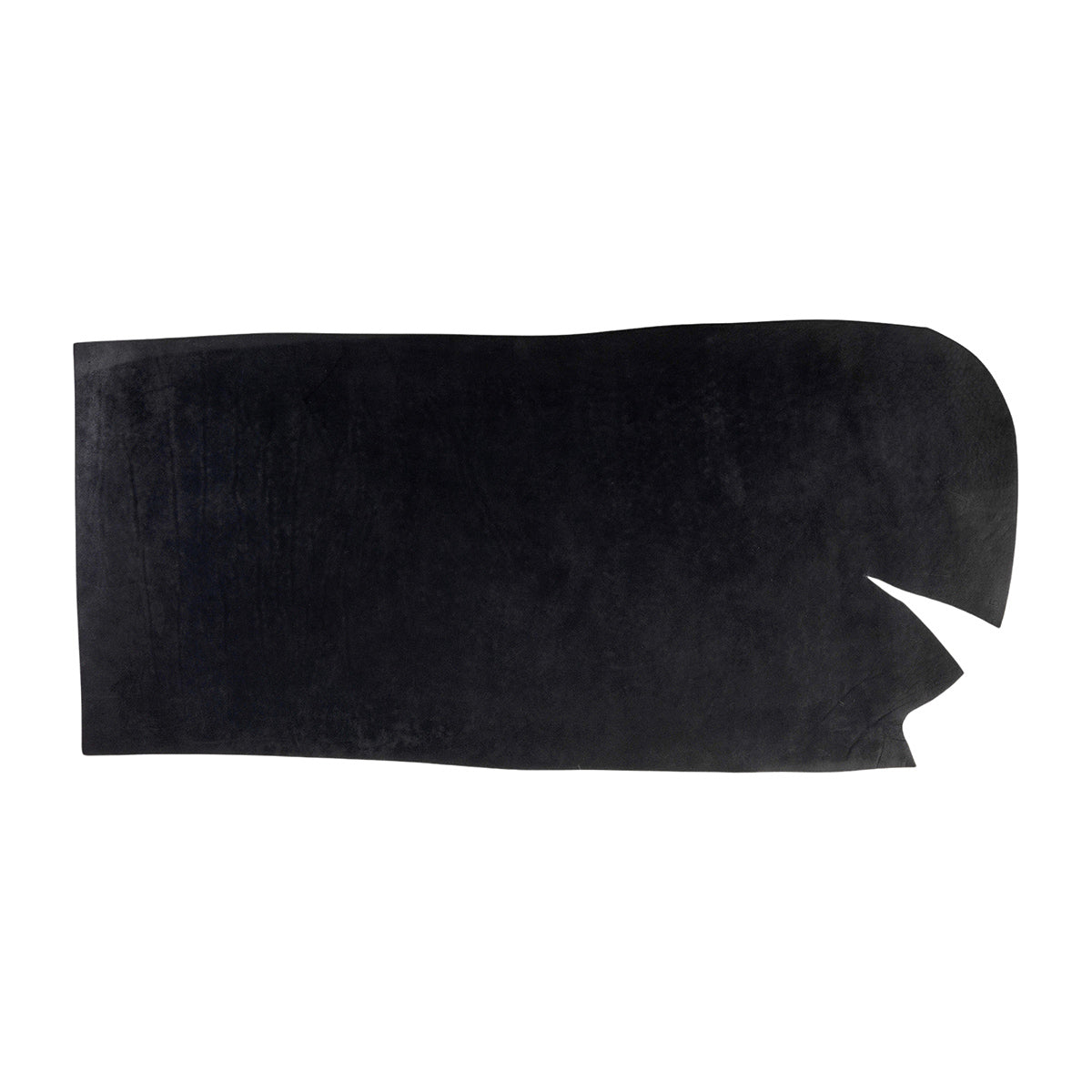 Peaux de cuir Demi Croupon tannage végétal GAVARNIE Radermecker noir, épaisseur 4mm, cuir végétal robuste et naturel.