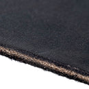Peau de cuir double tannage Boyoma noir de Radermecker, épaisseur 4,8 mm, en cuir de croupon pré-étiré pour artisanat.