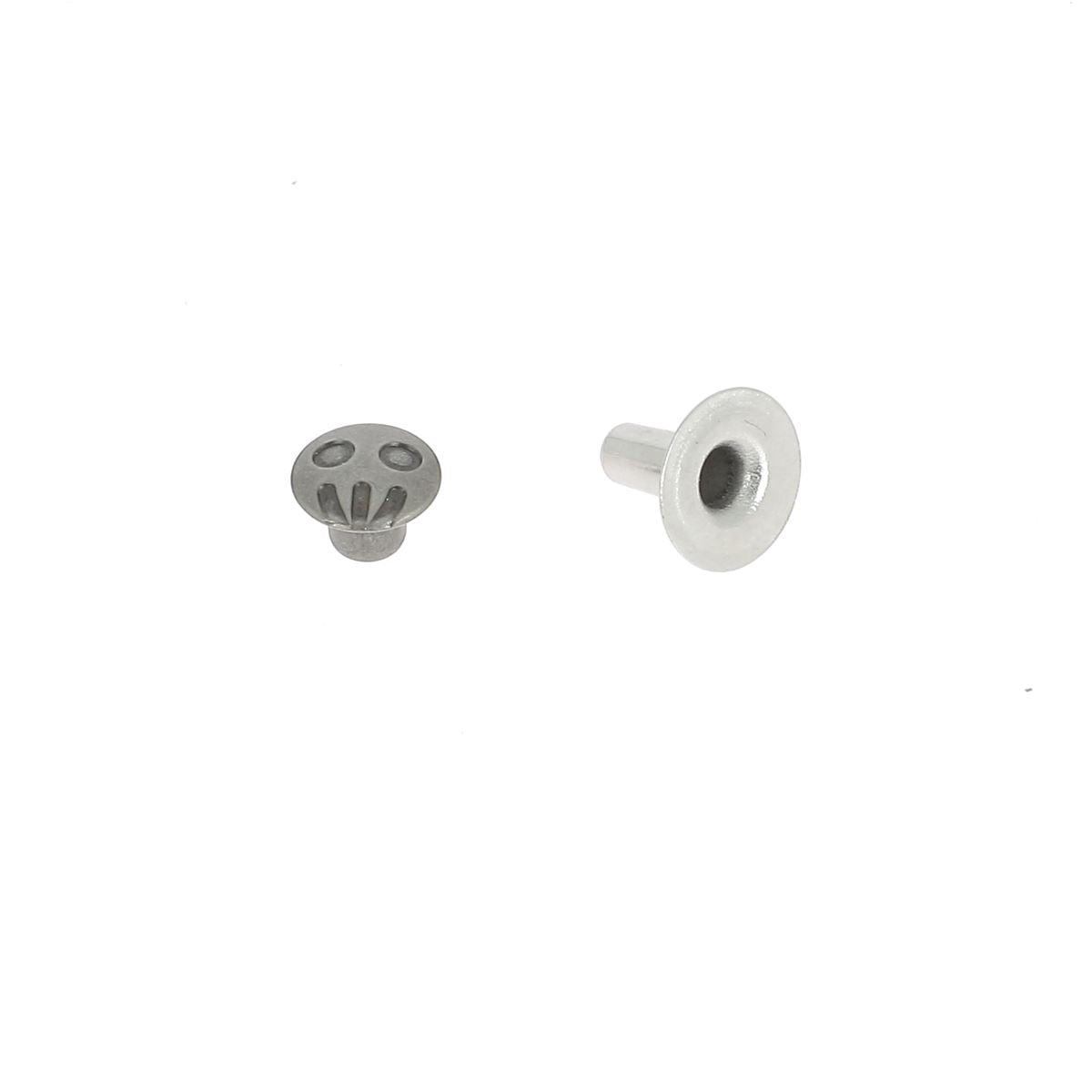 Lot de rivets Smiley argent vieilli, accessoires en métal avec emoji souriant, pour customiser vêtements ou accessoires.
