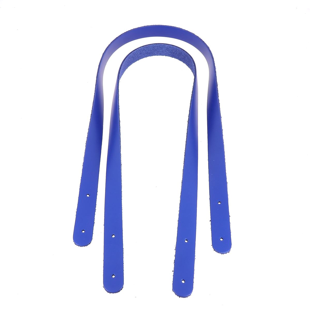 Paire d'anses en cuir pour sac, 18mm de large, 70cm de long, avec finition en cuir naturel, pour refaire ou personnaliser un sac.