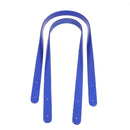 Paire d'anses en cuir pour sac, 18mm de large, 70cm de long, avec finition en cuir naturel, pour refaire ou personnaliser un sac.