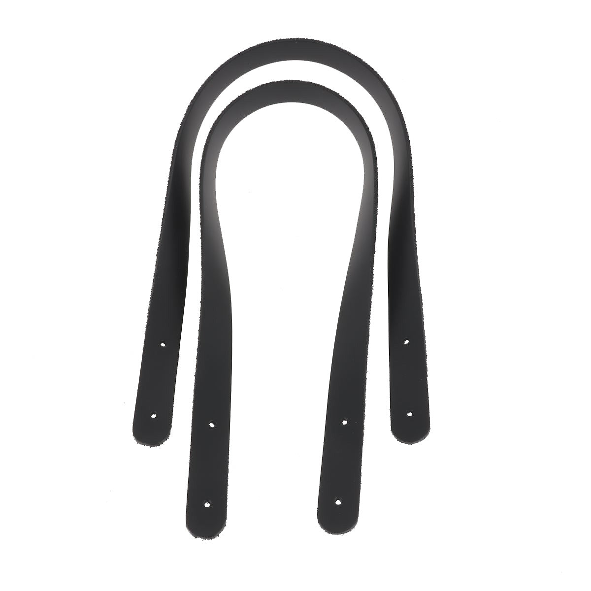 Paire d'anses en cuir noir pour sac, 18mm de large, 60cm de longueur, lanières en cuir pour sac à main.