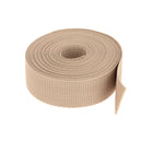 Sangle en polypropylène beige de 30 mm de large, bobine de 5 mètres, outil de mercerie pour fixation et emballage