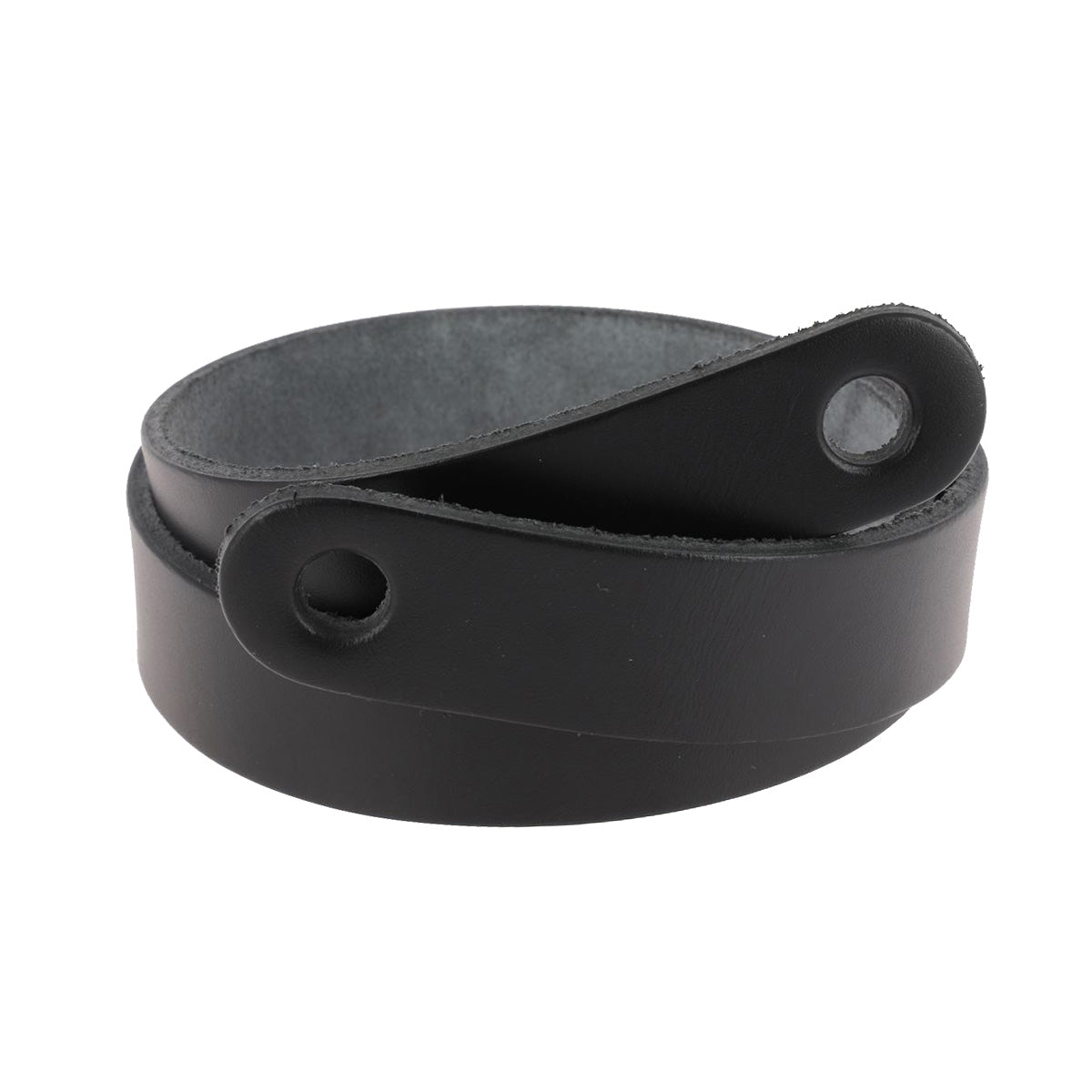 Anse en cuir noir avec trous, largeur 25mm, longueur 75cm, pour sac ou bricolage, fabriquée par Autres.