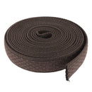 Sangle en coton épaisse marron moka de 30mm de large, bobine de 5 mètres, produit de mercerie.