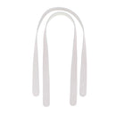Anses en cuir de 24 mm de largueur, lisse couleur gris clair, idéale pour la création de sac cabas, pochette...
