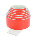 Lanière en cuir de vachette lisse rouge, produit par Autres, avec une finition élégante et naturelle.