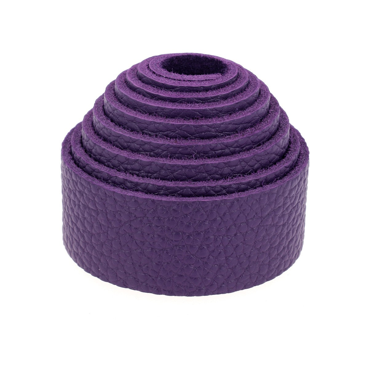 Lanières en cuir GROGRAIN violettes, style élégant, pour accessoires ou sacs, fabriquées par une marque non spécifiée.