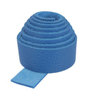 Lanière en cuir Groggrain bleu de style classique, fabriquée par une marque inconnue, montrée en détail.