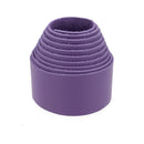 Lanière en cuir de vachette SUAVE violette, fixation en cuir, motif simple, pour accessoire ou sac à main, image claire et détaillée