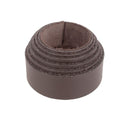 Lanière en cuir de taurillon grain poussière chocolat N95, 1,6mm d'épaisseur, pour accessoires ou artisanat en cuir.