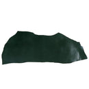 Peau de cuir en collet tannage végétal sauvage de couleur verte, fabriquée par la marque Autres, pour tannage écologique.