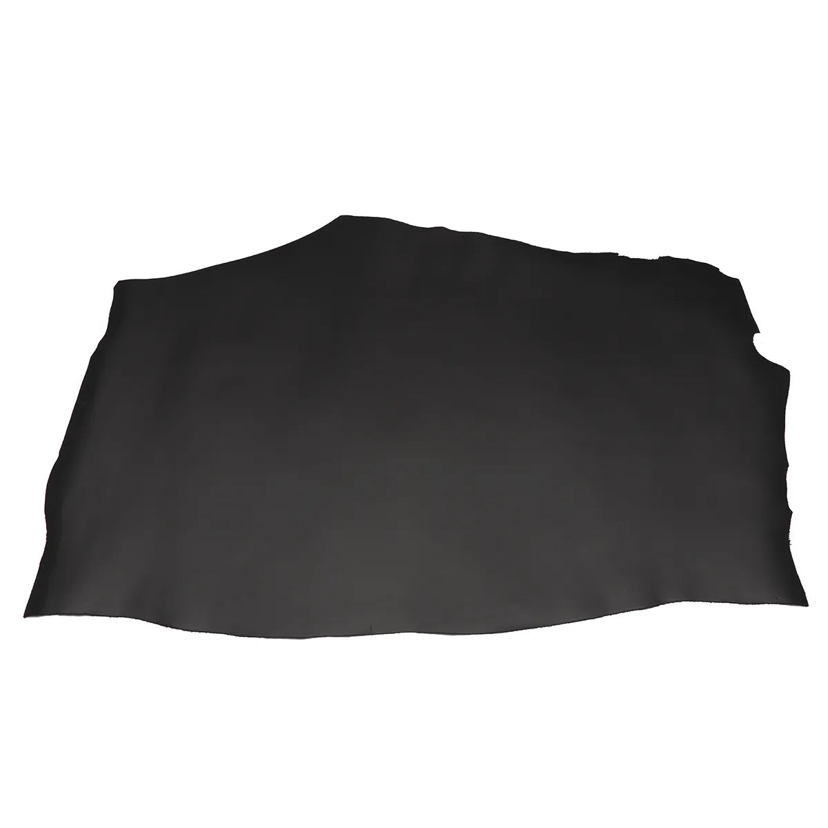 Peaux de cuir végétal SAUVAGE MAT de couleur noire, exemple de collier tannage naturel, fabriqué par une marque indépendante.
