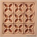 Matoir en cuir Sergey Neskromniy sur manche, outil de travail artisanal, avec poignée en bois et surface en cuir robuste.