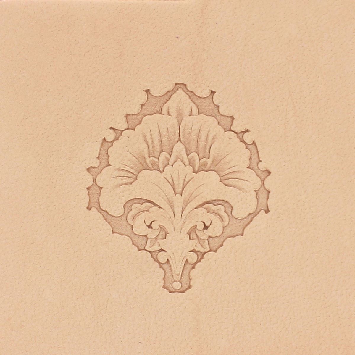 Matoir en cuir sur manche Sergey Neskromniy, outil robuste pour le travail du cuir, avec manche en bois et tête en métal.