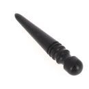 Outils Lissette brunissoir en ébène de Deco Cuir pour polir et lustrer le cuir, avec manche en bois noir.