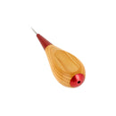 Alêne aux pinces maroquinerie standard de 2mm de Jérôme David, outil pour travailler le cuir, visible avec manche en métal et pointe fine.