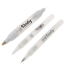 Trois stylos à teinture rechargeables Tandy Leather pour teintures et peintures, avec corps en plastique et pointe fine.