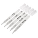 Lot de 5 stylos à teinture rechargeables Tandy Leather, pointe 0,7 mm, pour teintures et peintures sur cuir.