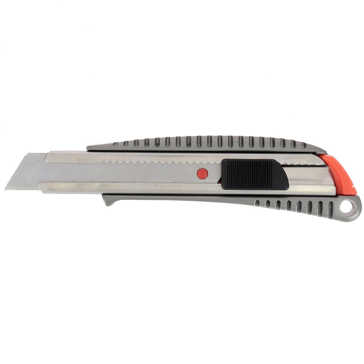 Lame de cutter en métal NT Cutter 18 mm, modèle L-500GRP, fabriquée au Japon, pour outils de coupe précis.