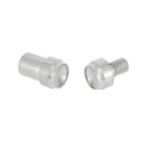 Outil de pose de pince à rivets double calotte, pour fixer efficacement les rivets lors de travaux de bricolage ou de construction.