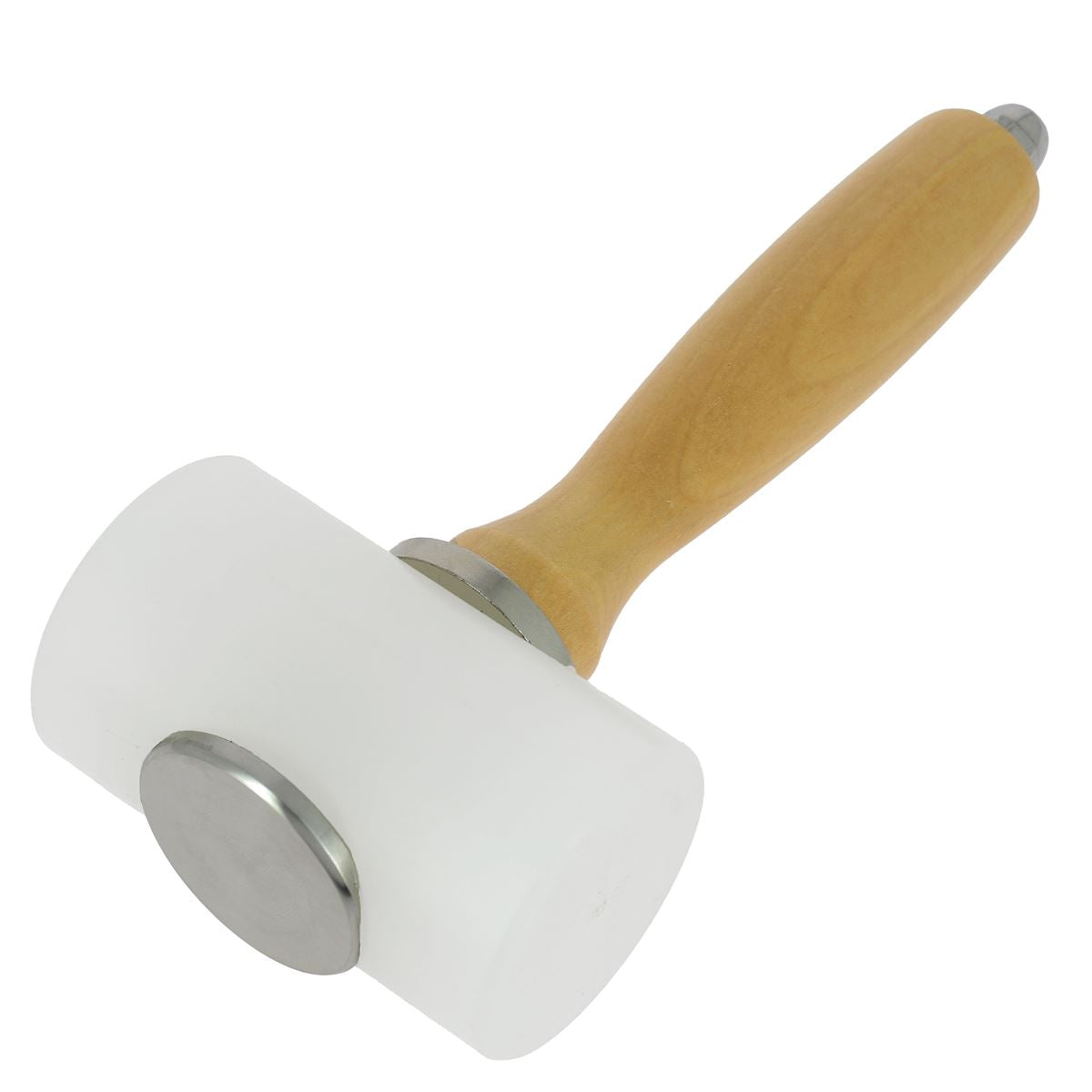 Maillet tête droite en polymère de 300g, outil léger de marque Autres, utilisé pour travaux de forge ou assemblage.