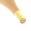 Manche d'alêne plat en bois de merisier de Vergez Blanchard, outil en bois poli avec poignée ergonomique.