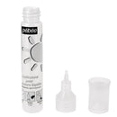 Applicateur pour peinture acrylique liquide Pébéo, 25ml, en plastique transparent, utilisé pour appliquer la peinture avec précision.